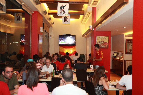 Euro 2012  Final Spain Vs Italy @ ZwZ
